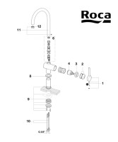 RECAMBIOS MONOMANDO COCINA ONA ROCA